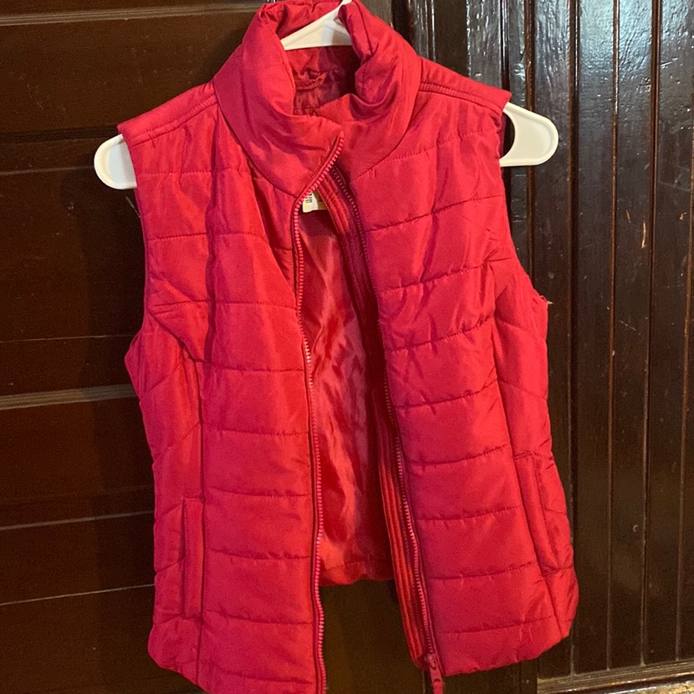 Hot pink vest